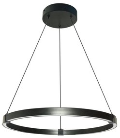 Lampadario LED design Cassini nero Ø56cm, luce con 3 temperature di colore 4350 lumen, INSPIRE