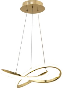 Lampada Da Soffitto Pensile Ring Moderno LED+Telecomando APP390-CP Oro