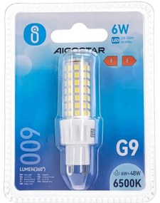 Lampadina LED G9/6W/230V 6500K - Aigostar