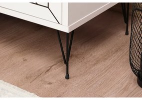 Comodino LUNA 50x55 cm bianco