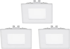 Eglo 94733 - Set da 3 faretti LED da incasso FUEVA 1 LED/2,7W/230V