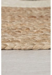 Tappeto per bambini in iuta colore naturale 100x100 cm Bertie Bear - Flair Rugs