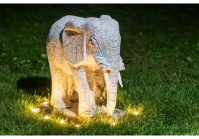 Eglo 98184 - Catena decorativa da esterno LED SPINETOLI 9xLED 10m IP65 bianco caldo