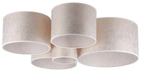 Duolla - Plafoniera ROLLER PENTO 5xE27/60W/230V oro