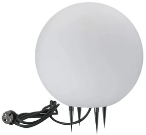 Lampada da esterno ARGENTO 1xE27/15W/230V diametro 30 cm IP65 bianco