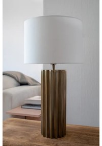 Markslöjd 108669 - Lampada da tavolo HASHIRA 1xE27/40W/230V bianco/ottone