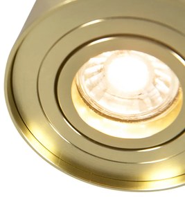 Faretto orientabile e girevole oro/ottone - Rondoo up