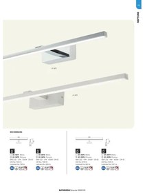 Redo 01-1675 - Illuminazione a LED per specchi da bagno NEPTUNE LED/18W/230V IP44