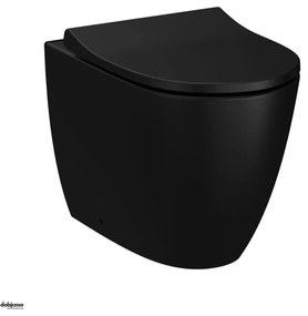 Vitra “Sento” Wc Da Terra Filo Muro Nero Opaco Senza Brida