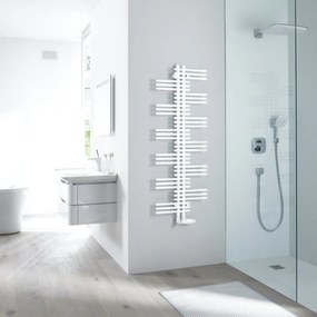 Scaldasalviette ad acqua calda IRSAP YUCCA bianco  interasse 1576 mm, L 50 x H 134 cm