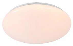 Plafoniera bianca 33 cm con LED e dimmer con telecomando - Iene