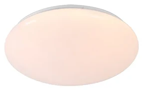 Plafoniera bianca 33 cm con LED e dimmer con telecomando - Iene