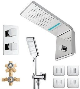 Kit incasso doccia BOSSINI Agua Syncro Rain cromato