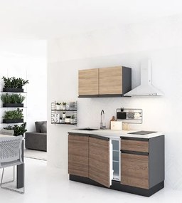 Cucina completa 150cm Chery, perfetta per arredare un appartamento, B&amp;B o un Hotel