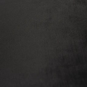 Paralume in velluto nero 35/35/20 con interno dorato