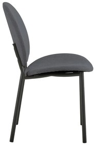 Sedia da pranzo color antracite Cliff – Actona