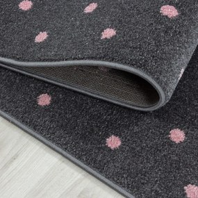 Tappeto per bambini rosa e grigio 160x230 cm Bambi - Ayyildiz Carpets