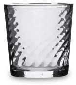 Set di Bicchieri Quid Twist Trasparente Vetro 260 ml (6 Unità)