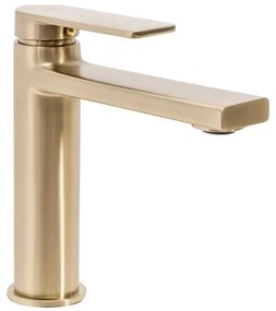 REA-B6555 - Miscelatore per lavabo VERSO 16,5 cm oro spazzolato