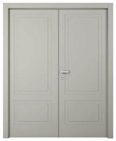 Porta doppia anta battente Nakano grigio L 180 x H 210 cm destra