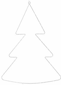 Decorazione natalizia luminosa bianca a sospensione Liva – Sirius