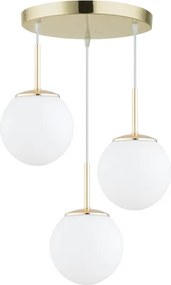 Brilagi - Lampadario sospeso con cavo MILO 3xE27/60W/230V dorato