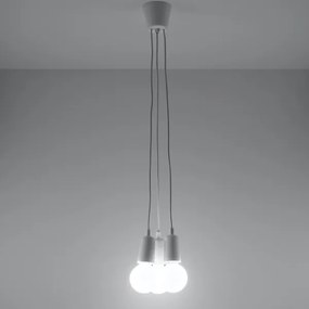 Lampadario a sospensione con filo DIEGO 3xE27/60W/230V