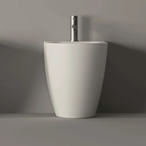 Bidet Da Terra Alice Ceramica Bianco Lucido "Form"