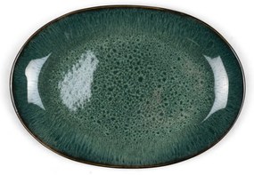 Piatto da portata verde/nero in gres Gastro Green/Black – Bitz