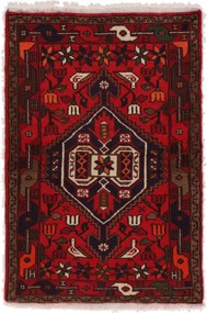 Hamedan Tappeto 80x110 (Iran) Annodato A Mano