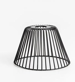 Brilagi - Plafoniera LED a montaggio superficiale CERIA WIRE 1xE27/40W/230V Ø 80 cm nero/rovere