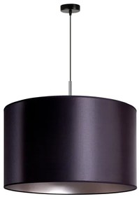 Duolla - Lampadario a sospensione con filo CANNES 1xE27/15W/230V diametro 50 cm nero/argento