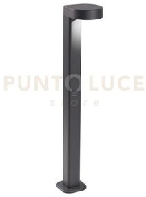 Ges932- paletto led 4000k 776lm 13w grigio antracite 80cm