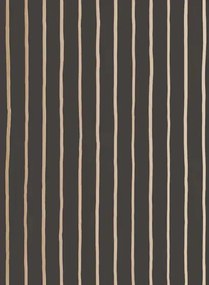 Streifentapete College Stripe von Cole & Son - Charcoal