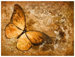 Fotomurale  butterfly (sepia)  Colore Beige, Dimensioni e Misure 250x193