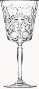 Set di 6 bicchieri da vino in cristallo Tattoo