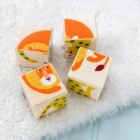 Cubi giocattolo in legno Wild Wonders – Rex London