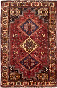 Shiraz Tappeto persiano 260 x 170 Rosso (Iran) Annodato A Mano
