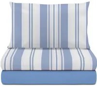 Completo letto singolo Design geometrico blu