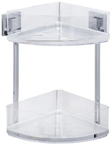 Scaffale angolare a due livelli autoportante Vacuum-Loc, 19,5 x 28 cm Quadro - Wenko