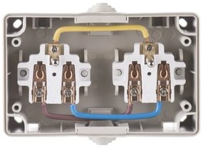 Presa da esterno FRENCH 250V/16A IP44 2Z