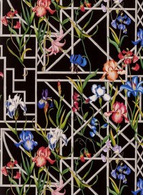 Christian Lacroix Carta da parati Fretwork Garden - Jais