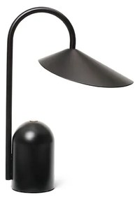 Ferm Living - Arum Portable Lampada da Tavolo Black ferm LIVING