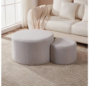 Eglo 424131 - Set 2x sgabello MAHALEVONA Ø 45,5/70 cm grigio