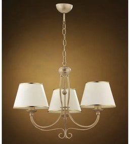 Jupiter 513 - LA-3-E - Lampadario a sospensione con catena LAURA 3xE27/60W/230V