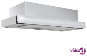 vidaXL Cappa da Cucina Incorporata Sottile 480 m³/h Alluminio Acciaio