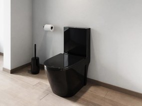 WC da appoggio Nero brillante in Ceramica - NAGILAM
