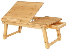 Tavolino porta PC regolabile per letto LAT, marrone