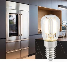 Nedis LBCRFE14T26 - Lampadina LED per frigorifero T26 E14/2W/230V 2700K