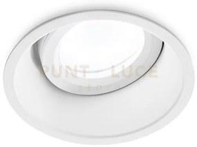 Gfa230-  faretto da incasso in alluminio colore bianco 1 luce attcc...